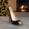 High Heel Black Wine Bottle Holder