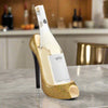 High Heel Gold Glitter Bottle Holder - Sister.ly Drinkware