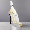 High Heel Silver Glitter Bottle Holder - Sister.ly Drinkware