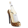 High Heel Leopard Print Wine Bottle Holder