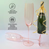 Pink Champagne Flutes - Sister.ly Drinkware