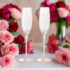 Pink Champagne Flutes